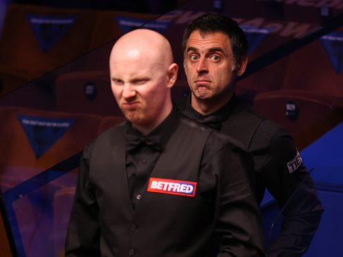 Anthony McGill missed out on a Crucible maximum against Ronnie O’Sullivan (George Wood/PA)