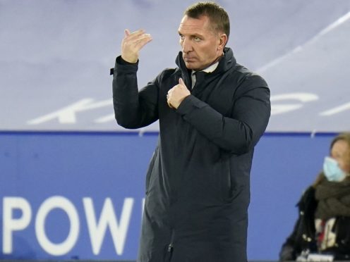 Leicester manager Brendan Rodgers has remained quiet about the Champions League. (Tim Keeton/PA)
