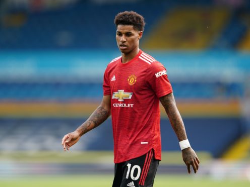 Marcus Rashford has been dealing with a foot injury (Jon Super/PA)