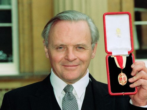 Sir Anthony Hopkins was knighted for services to the arts in 1993 (Martin Keene/PA)