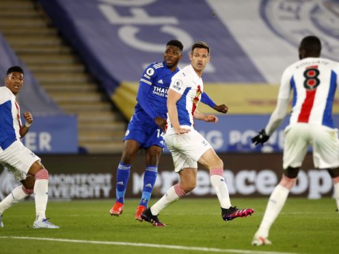 Kelechi Iheanacho won the game for Leicester (Andrew Boyers/PA)