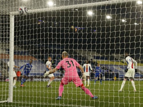 Leicester’s Kelechi Iheanacho won the game against Crystal Palace (Andrew Boyers/PA)