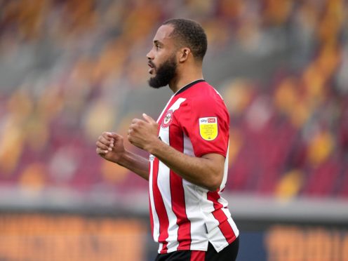 Bryan Mbeumo celebrates scoring the winner (John Walton/PA)