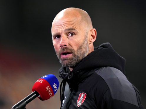 Paul Warne bemoaned his side’s schedule (John Walton/PA)