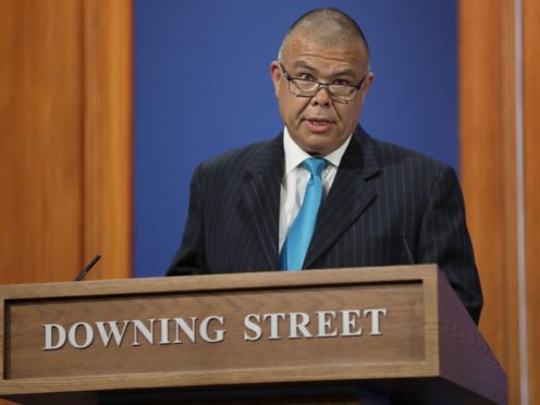 Deputy chief medical officer for England Professor Jonathan Van-Tam speaking during a media briefing in Downing Street (Kirsty Wigglesworth/PA)