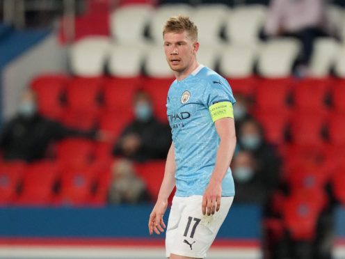Kevin De Bruyne is not getting carried away by Manchester City’s first-leg victory over Paris St Germain (Julien Poupert/PA Wire)
