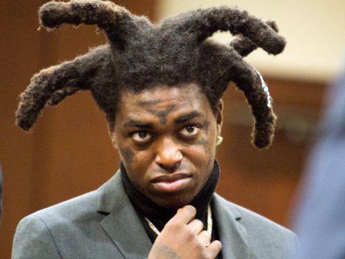 Rapper Kodak Black appears in court at the Florence County, South Carolina courthouse (Matthew Christian/The Morning News via AP)