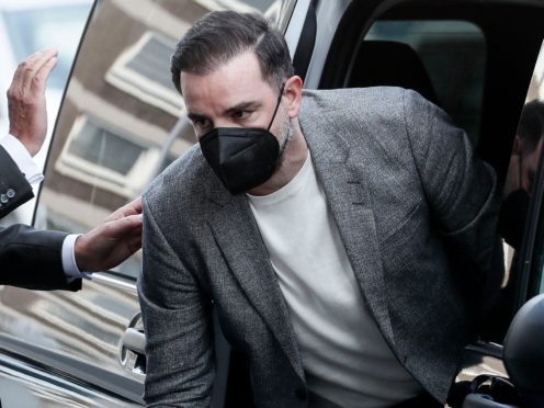 Christoph Metzelder arriving at court (Martin Meissner/AP)