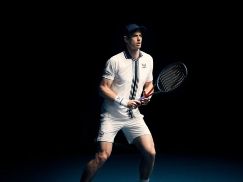 Andy Murray will not be able to stay at home with his family during Wimbledon (Castore handout)