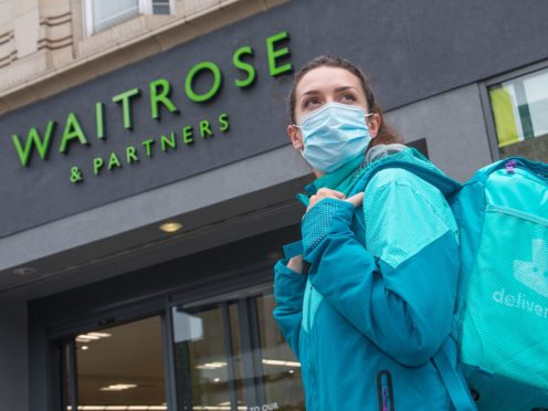 Waitrose has announced plans to expand its Deliveroo partnership to 150 stores (Fiona Hanson/Waitrose/PA)