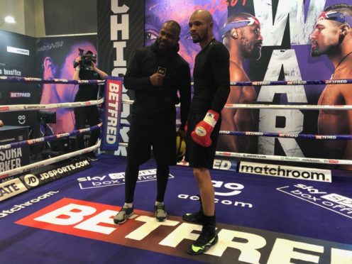 Roy Jones Jr, left, and Chris Eubank Jr have formed an unlikely alliance (PA)
