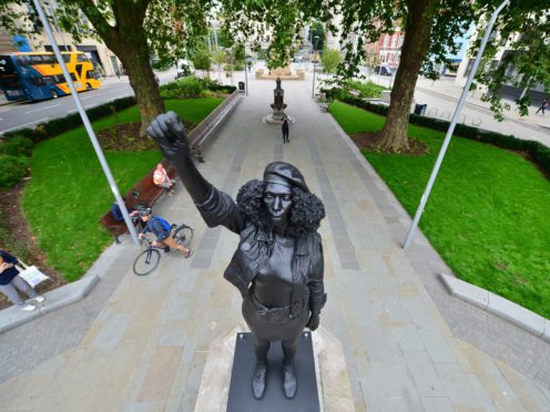 A Surge of Power (Jen Reid) 2020, by prominent British sculptor Marc Quinn (Ben Birchall/PA)