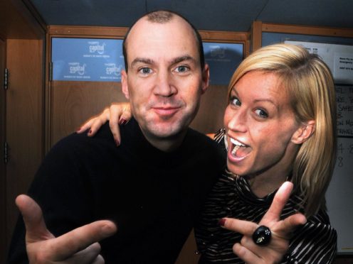 Johnny Vaughan and Denise Van Outen (Joel Ryan/PA)