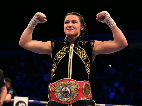 Katie Taylor battled to victory (Richard Sellers/PA)