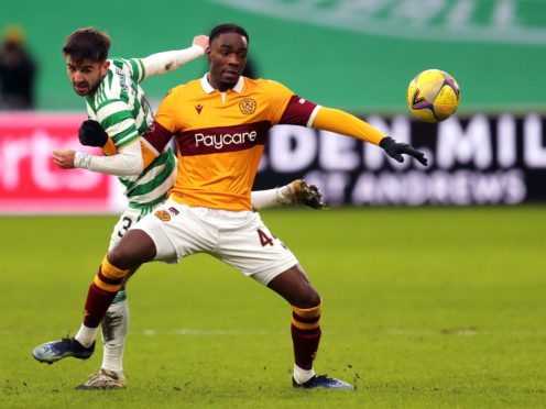 Devante Cole was Motherwell’s key man (Jane Barlow/PA)
