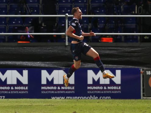 Ross County’s Jordan White scored the opening goal (Jeff Holmes/PA)