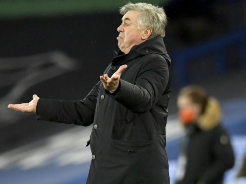 Everton manager Carlo Ancelotti has no explanation for his side’s contrasting home and away performances (Peter Powell/PA)