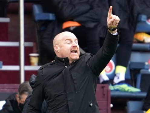 Sean Dyche hopes Burnley can start looking up under their new ownership (Jon Super/PA)