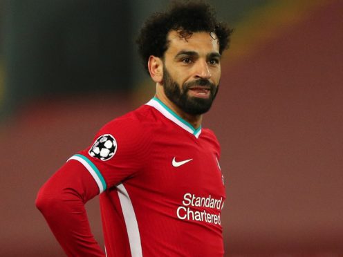 Mohamed Salah says nobody at Liverpool has discussed a contract extension with him (Peter Byrne/PA)