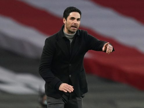 Mikel Arteta has stressed the importance of Arsenal’s Europa League semi-final (John Walton/PA)