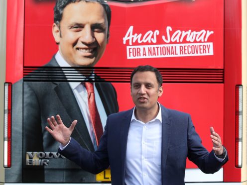 Scottish Labour leader Anas Sarwar said his party’s glory days seem far away (Andrew Milligan/PA)