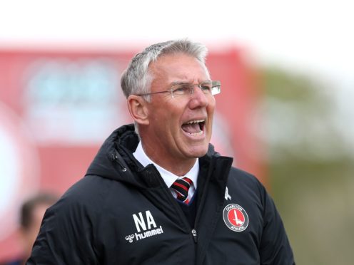 Charlton manager Nigel Adkins (Barrington Coombs/PA)