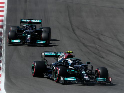 Valtteri Bottas will start the Portuguese GP ahead of Lewis Hamilton (Manu Fernandez/AP)