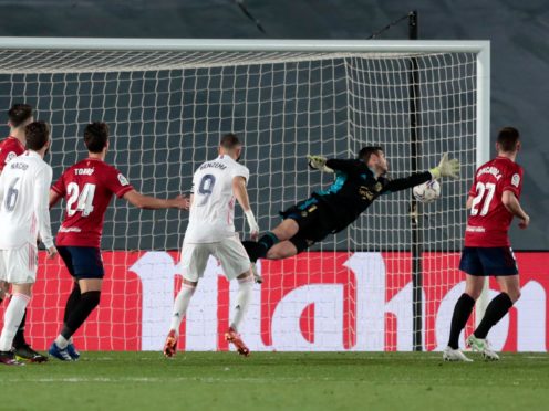 Eder Militao opened the scoring (AP Photo/Bernat Armangue)