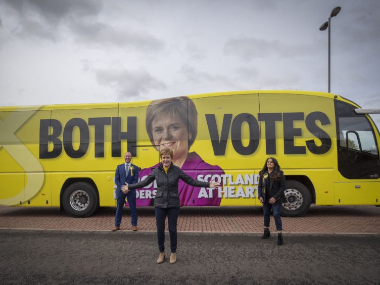 A new poll predicts the SNP could lose out on a majority (Jane Barlow/PA)