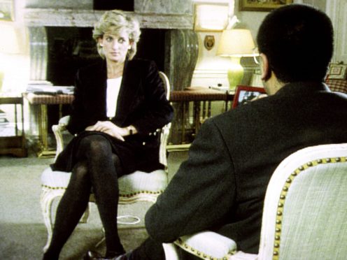 Diana, Princess of Wales, during her interview with Martin Bashir (BBC/PA)