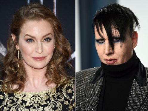 Esme Bianco and Marilyn Manson (Evan Agostini/Invision/AP)