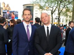 Vin Diesel said his friendship with Paul Walker is what he treasures most from his time working on the Fast & Furious franchise (Ian West/PA)