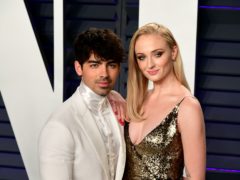 Sophie Turner and Joe Jonas celebrated their second wedding anniversary by sharing new pictures of their big day (Ian West/PA)