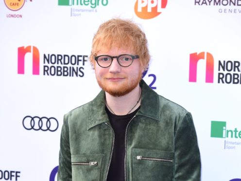 Ed Sheeran (Ian West/PA)