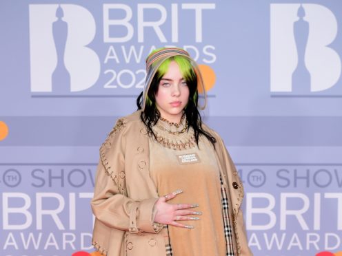 Billie Eilish has apologised after a video surfaced appearing to show her mouthing a racist slur (Ian West/PA)