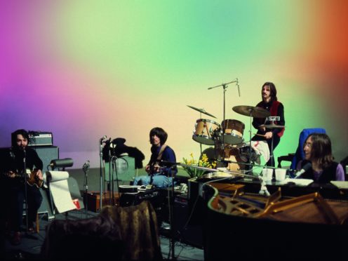 Paul McCartney, George Harrison, Ringo Starr and John Lennon in The Beatles: Get Back (Linda McCartney/2020 Apple Corps Ltd/PA)