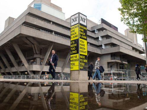 The National Theatre, on the South Bank (Dominic Lipinski/PA)