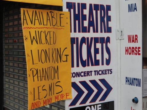 Theatres have been badly hit by the pandemic (Andrew Gray/PA)