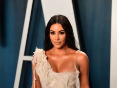 Kim Kardashian West described Kate Moss as ‘THE fashion icon’ as she unveiled the supermodel as the new face of her shapewear and loungewear line (Ian West/PA)