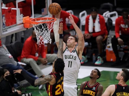 Milwaukee Bucks’ Brook Lopez (Aaron Gash/AP)