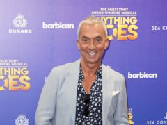 Bruno Tonioli arrives for a performance of Anything Goes (Jonathan Brady/PA)