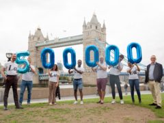Philip Normal raises £500,000 for the Terrence Higgins Trust (Philip Normal/Terrence Higgins Trust/PA)