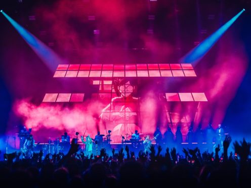 Gorillaz returned to the stage with a free concert for NHS workers and their families in London (Luke Dyson/PA)