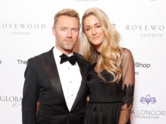 Ronan Keating and his wife Storm (David Parry/PA)