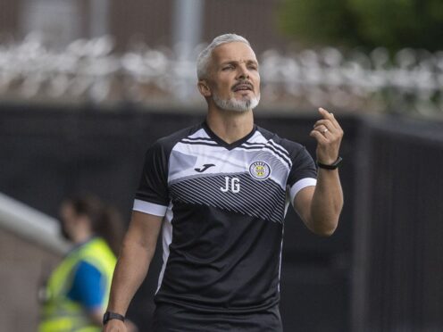 Jim Goodwin’s St Mirren side are still awaiting their first league win of the season (Jeff Holmes/PA)