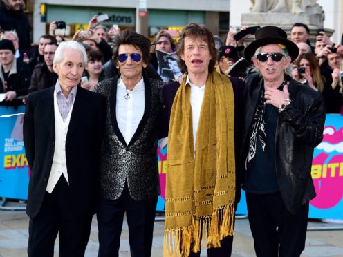 Charlie Watts, Ronnie Wood, Mick Jagger and Keith Richards of The Rolling Stones (Ian West/PA)