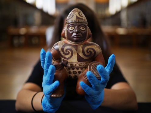 A collection of ancient objects will travel from Peru for a British Museum exhibition (Yui Mok/PA)