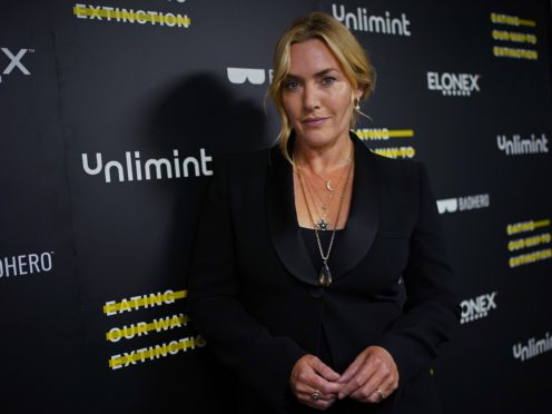 Kate Winslet attending the world premiere of the documentary, Eating Our Way To Extinction (Yui Mok/PA)