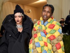 Rihanna and Asap Rocky made an eye-catching appearance at the Met Gala, bringing winter chic to the carpet (Evan Agostini/Invision/AP)