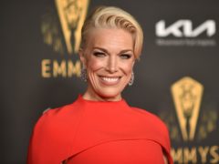 British stars of feel-good football comedy Ted Lasso, Hannah Waddingham and Brett Goldstein, have scored wins at the 73rd Primetime Emmy Awards (Richard Shotwell/Invision/AP)